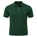 Premium Cotton Piqué Polo Shirt – Forest Green | Pollyngrey