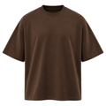 Premium Heavyweight Oversized T-Shirt – Chocolate Brown | Pollyngrey
