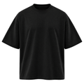 Premium Heavyweight Oversized T-Shirt – Jet Black | Pollyngrey