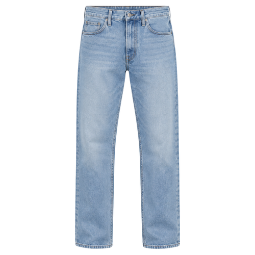 Premium Straight-Leg Denim Jeans – Light Blue | Pollyngrey