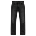 Premium Straight-Leg Denim Jeans – Washed Black | Pollyngrey