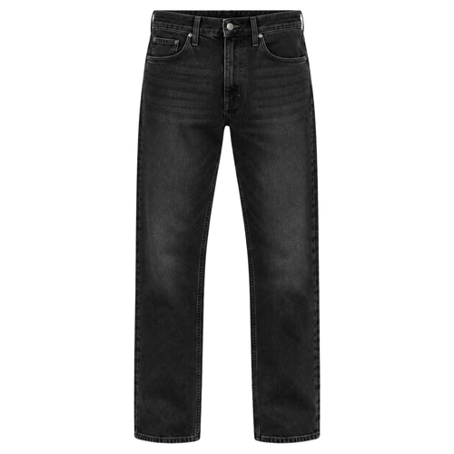 Premium Straight-Leg Denim Jeans – Washed Black | Pollyngrey