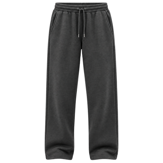 Premium Cotton Relaxed Sweatpants – Charcoal Grey | Pollyngrey