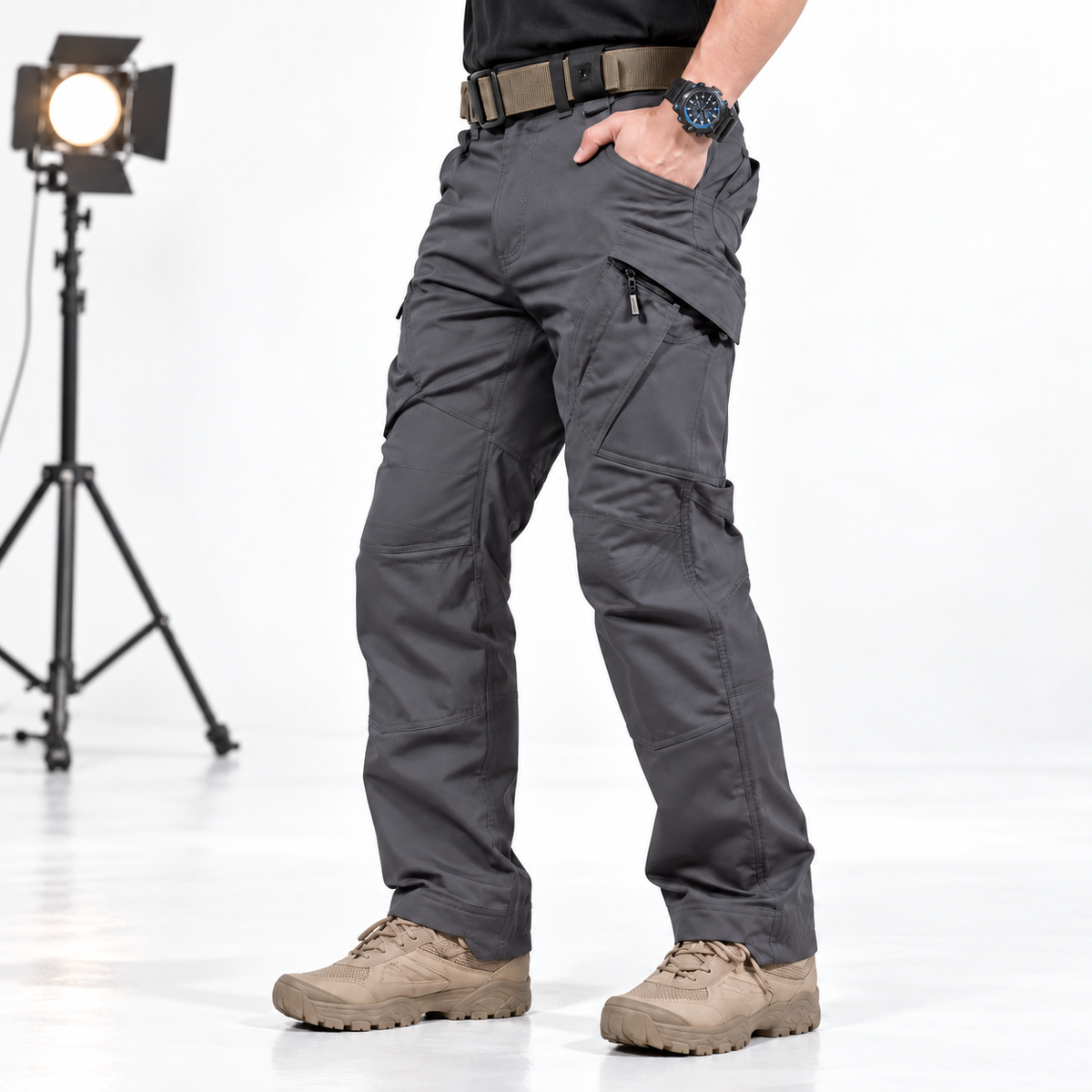 Military Tactical Cargo Trousers + Free Tactical Belt